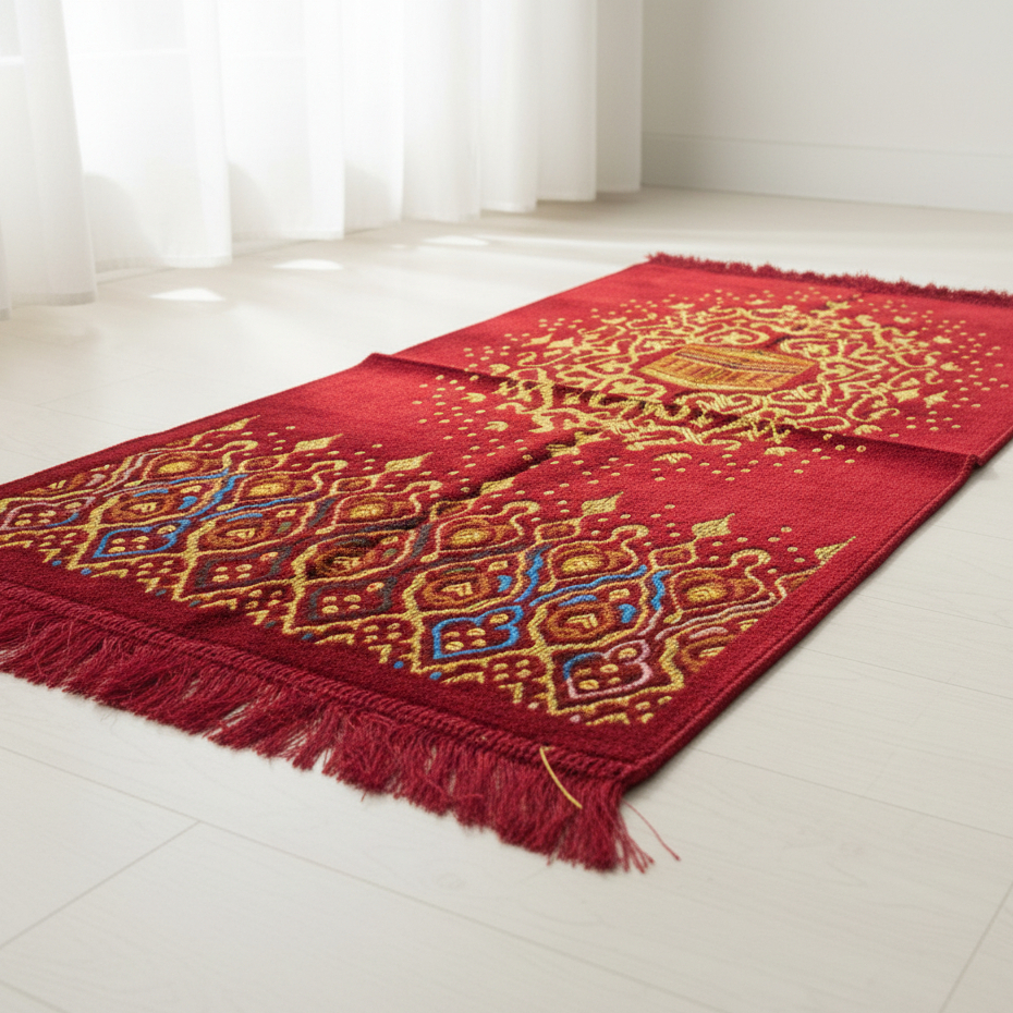 Sajadah Amir Midi Original Gaya Turkiye / Sajadah Tebal Bulu Ukuran 50x100cm