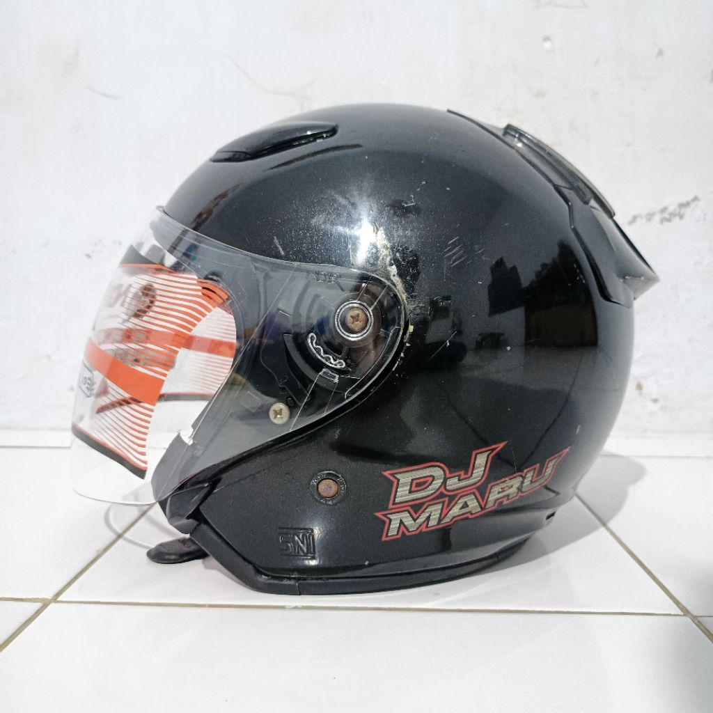Helm KYT DJ Maru ori bekas