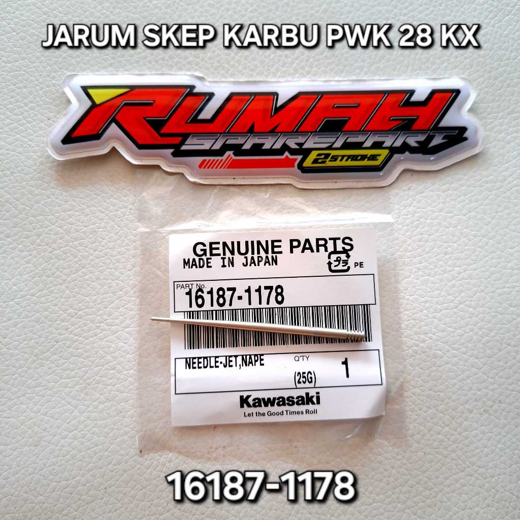 JARUM SKEP KARBU PWK 28 KX ORIGINAL KAWASAKI 16187-1178