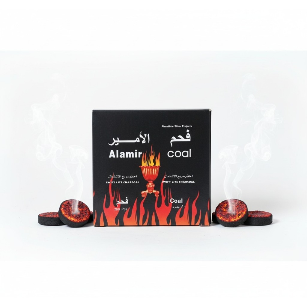 Grosir Arang magic perbox  Alamir charcoal isi 8 Roll