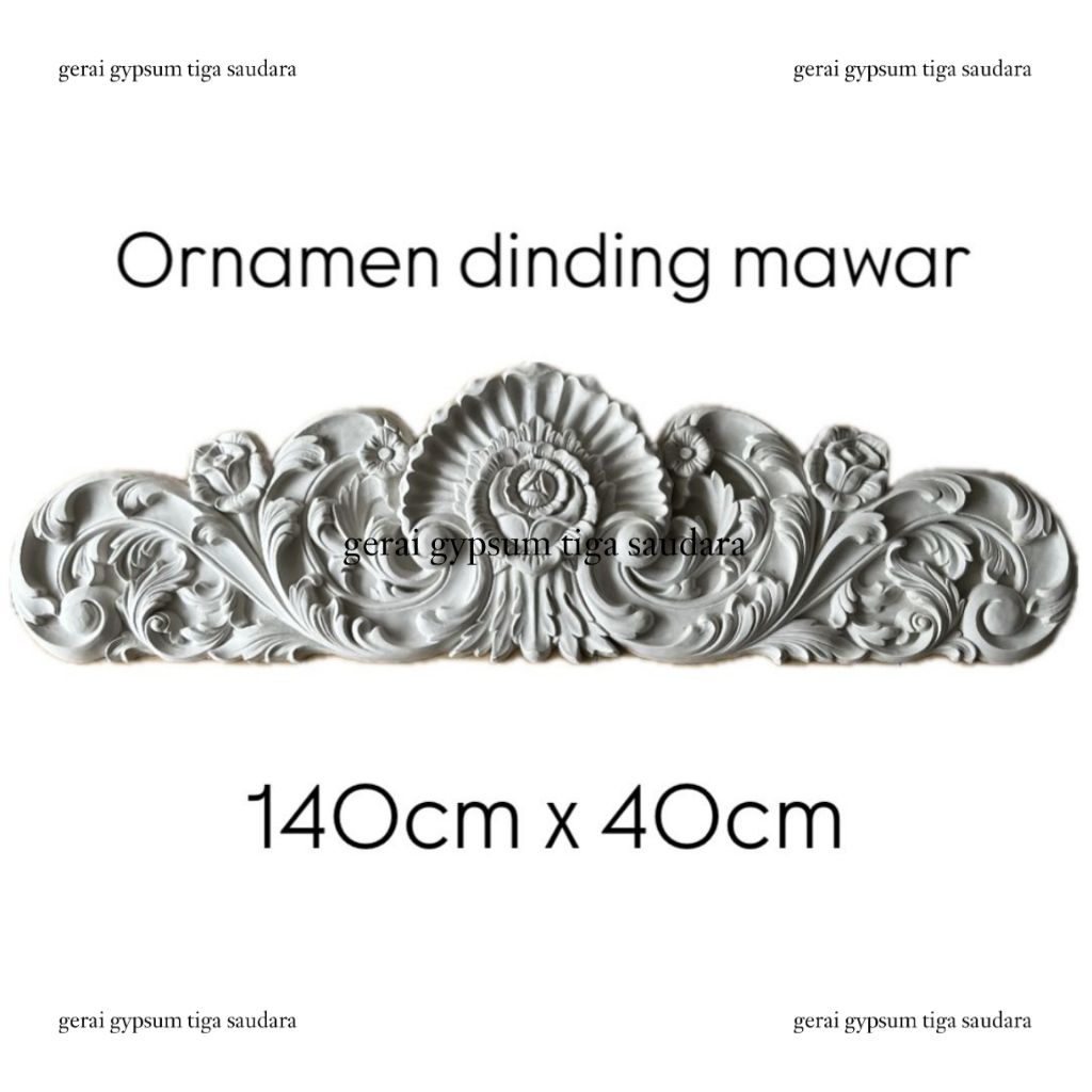Ornamen Panel Gypsum 3D - Wall Panel gypsum 3D - Ornamen panel gypsum dinding atasan kongliong - Orn