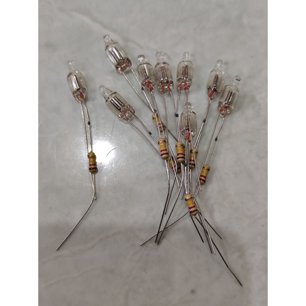 Led Setrika AC220V Lampu Setrika AC 220V + resistor