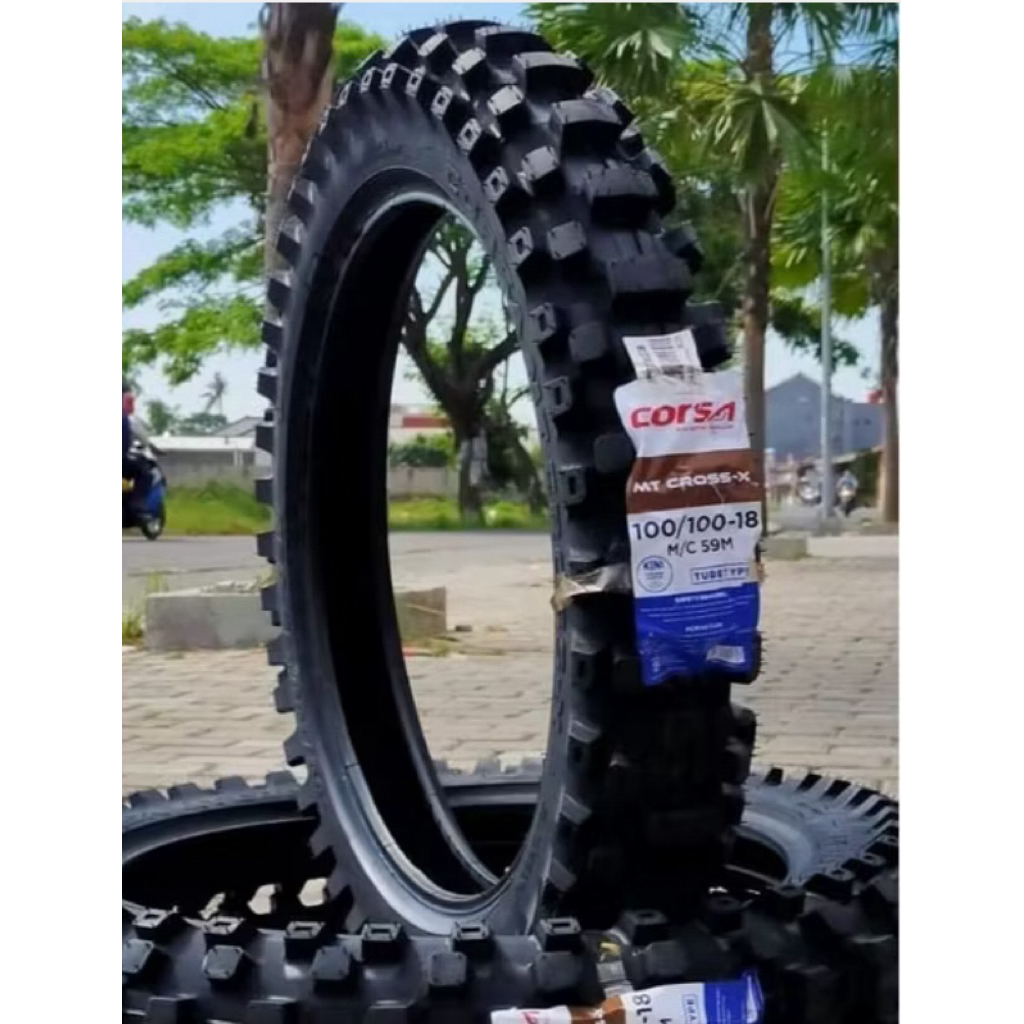 BAN LUAR CORSA MT CROSS 80 100 21 100 100 18 110 100 18 TUBE TYPE
