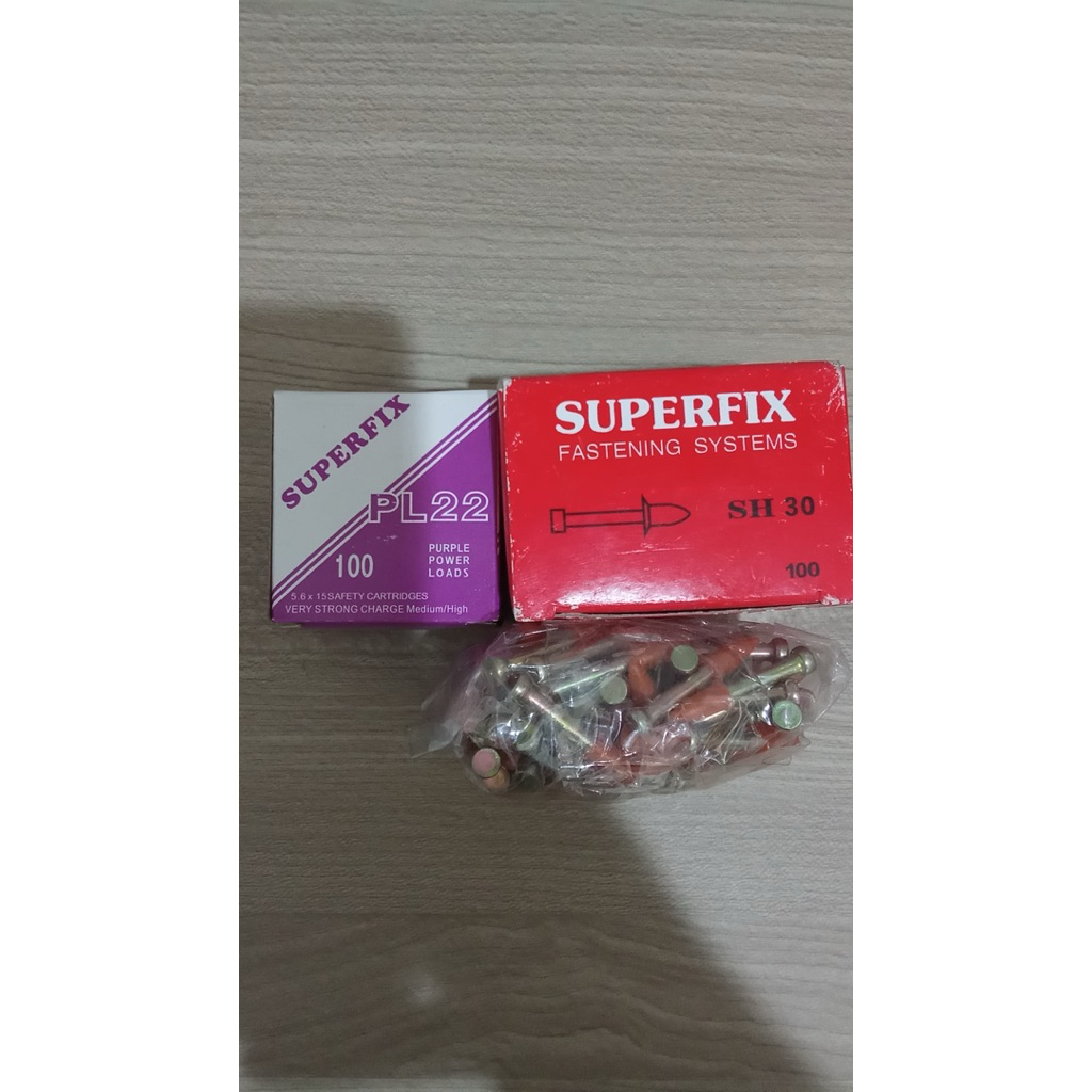 Paku Ramset superfix SH30 + Meisiu PL22 isi 100pcs Original