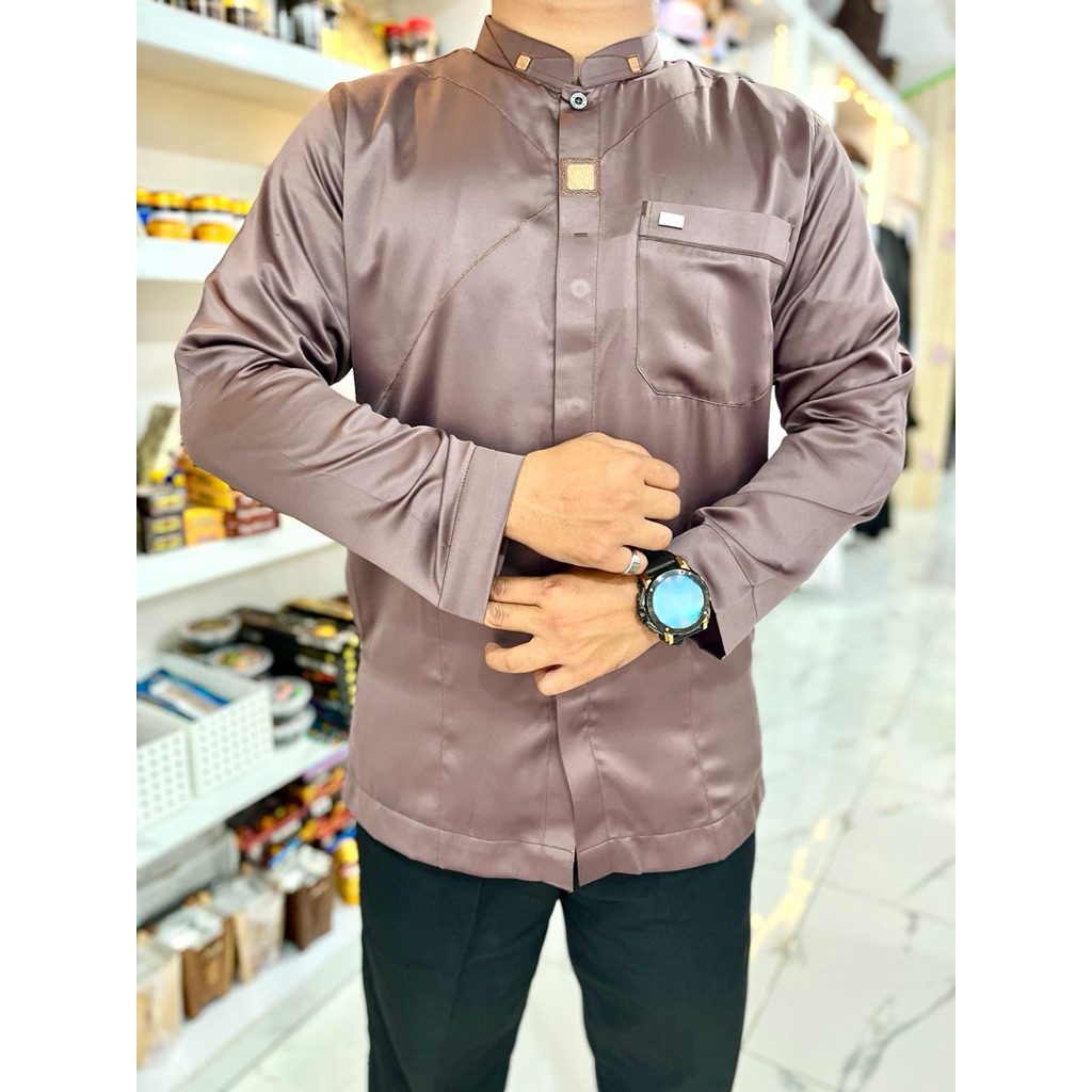 koko AL-ZAHRA lengan panjang