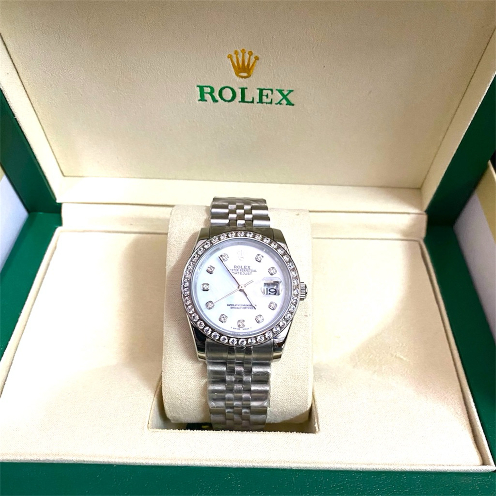 COD jam tangan Rolex permata otomatis stanlins stell kualitas terbaik
