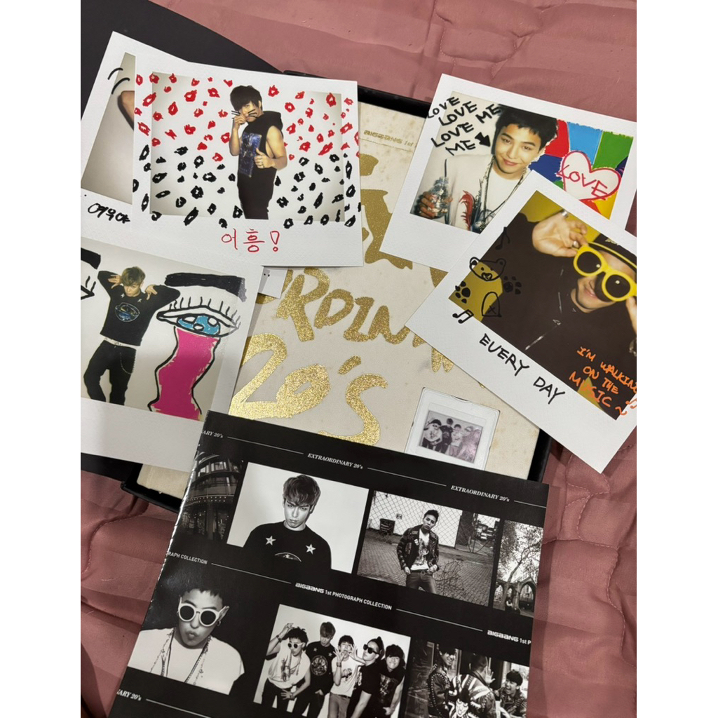 BIGBANG Extraordinary 20's (Korean First Edition) with 35 mm film slide benefit