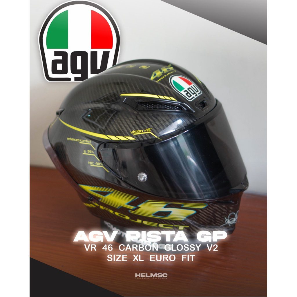 AGV Pista GP VR46 V2 Carbon Glossy