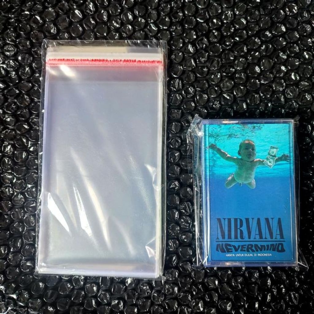 Plastik Kaset Pita / Pelindung / Pembungkus Kaset Pita Isi 100 Lembar