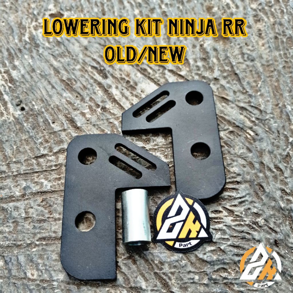 Lowering Kit Ninja RR Pemendek Monoshock Breket Plat Arm Unitrack Ninja RR Penurun Shock Belakang Ni