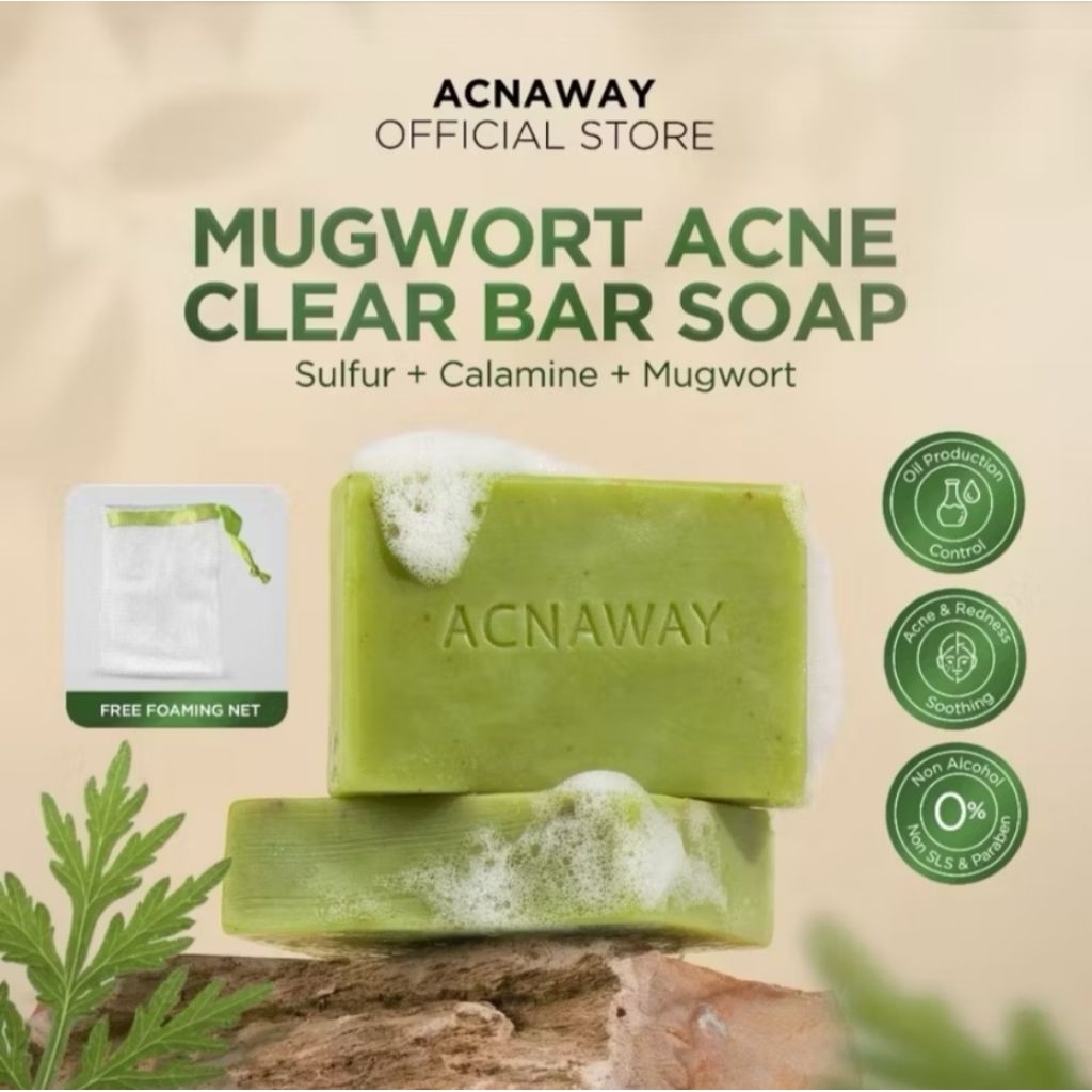 acnaway acne clear bar soap