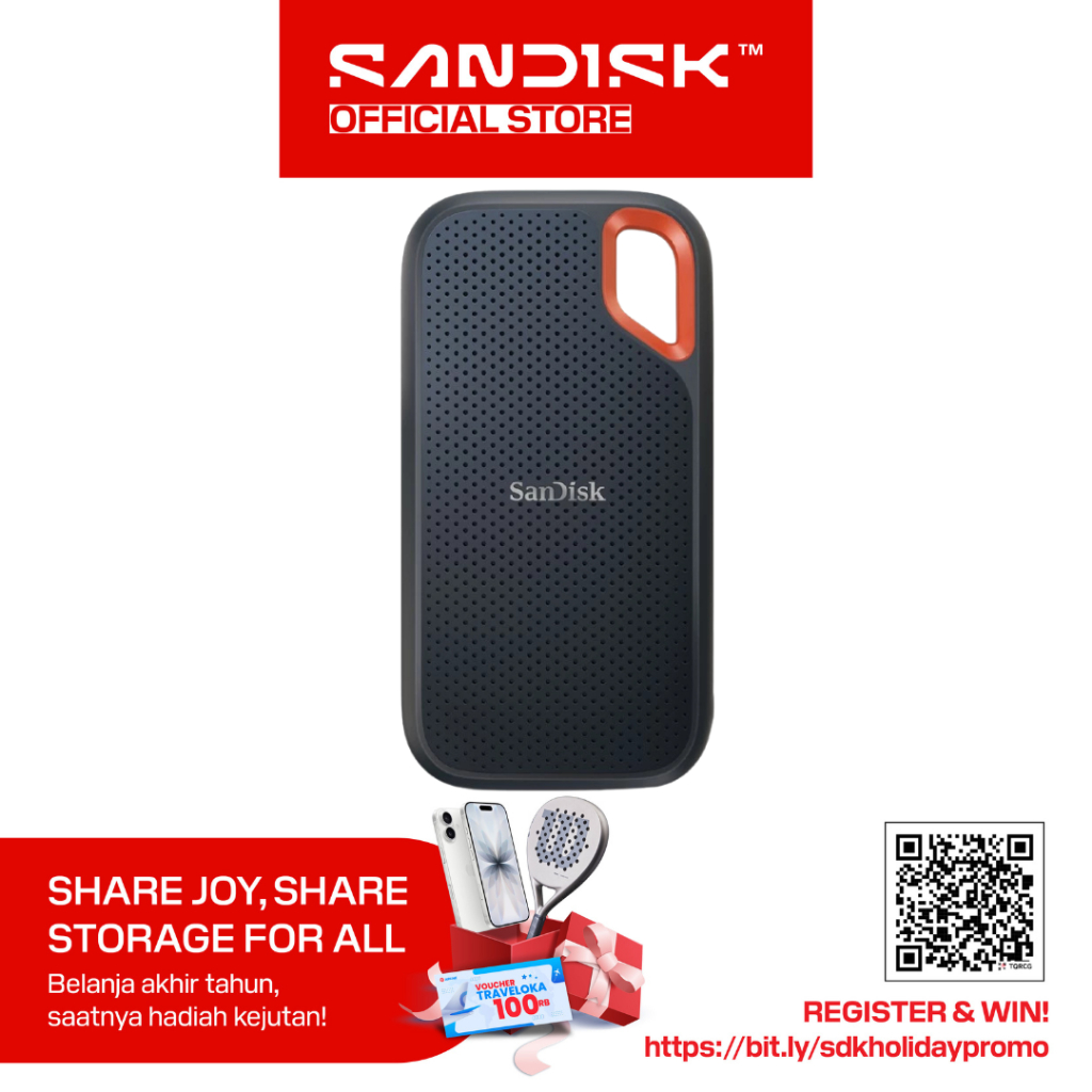 SanDisk Extreme Portable SSD E61 2TB Type-C USB 3.2 (Up to 1050MBps)