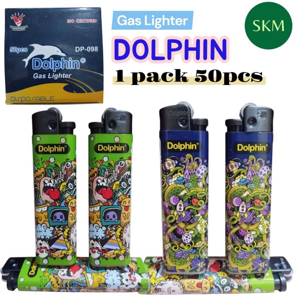 Korek Api Cricket Dolphin 098 Nilon Kartun