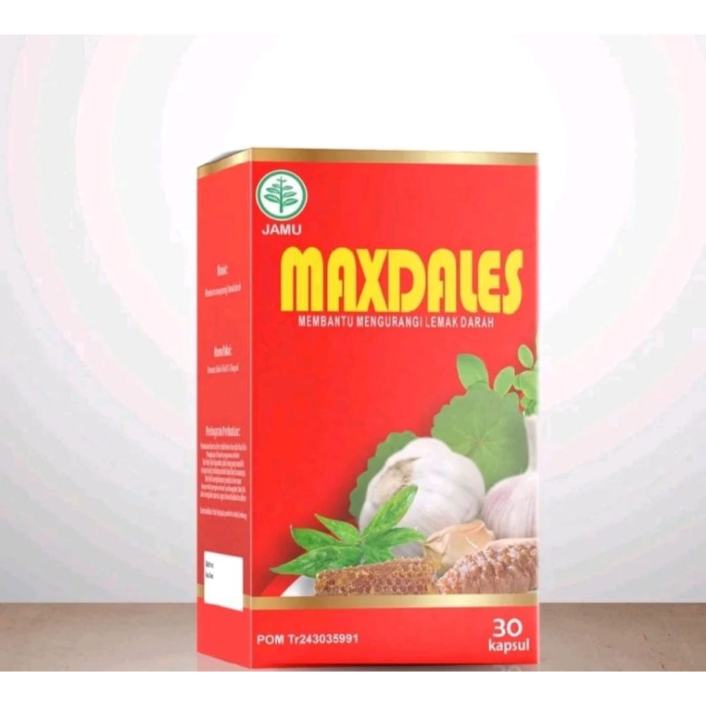 MAXDALES Herbal Lemak Darah Original BPOM