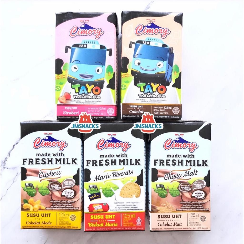 Cimory susu UHT 125ml / Susu Cimory Rasa Strobery / Susu Cimory Rasa Cokelat