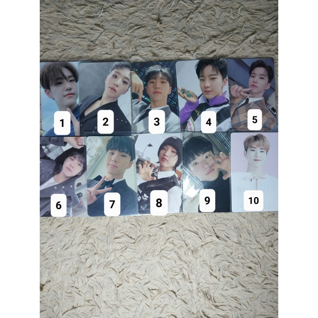 Photocard official pc seventeen hoshi