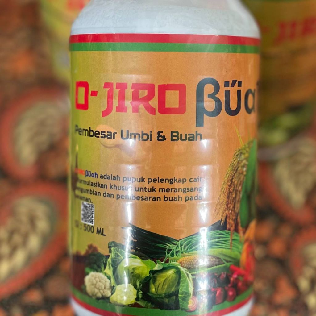 O-JIRO Buah 500 ml – Pupuk Cair Pelengkap Unsur Hara Tanaman Buah dan Umbi