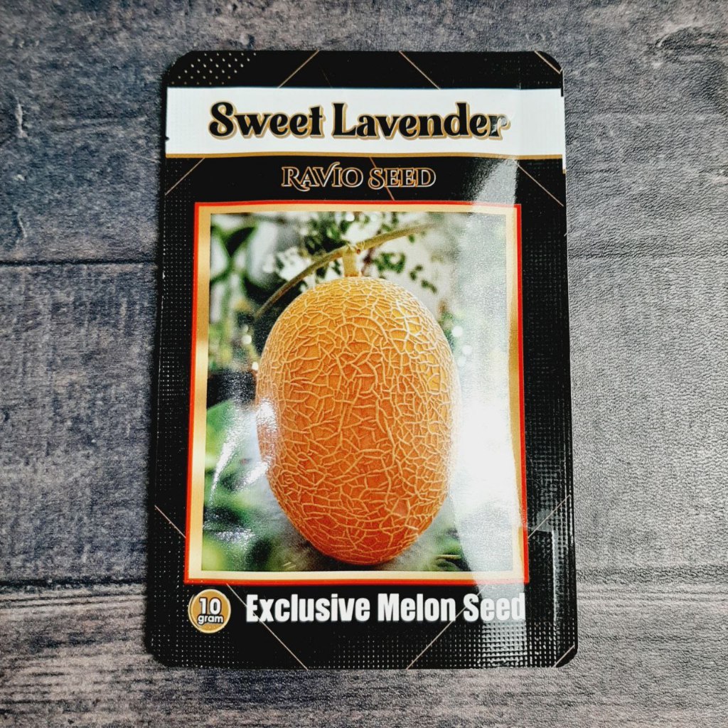 Benih LAVENDER Original Benih Melon Lavender isi 10gr Benih Melon Lavender Ravio Farm