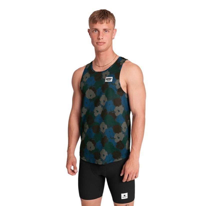 Kaos Singlet Olahraga Lari Marathon Pria Saysky Flower Combat Singlet
