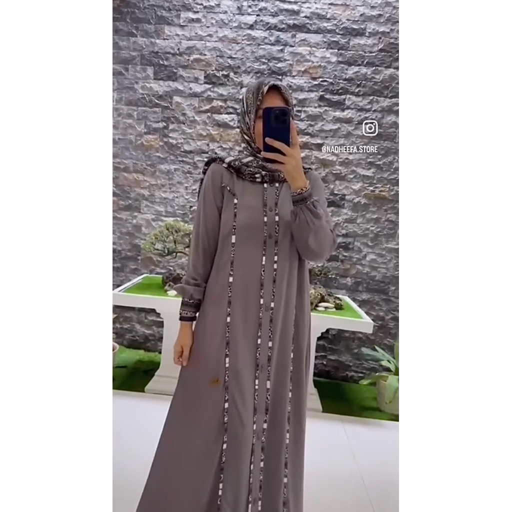 NADHEEFA store set hijab series/set hijab nadheefa/gamis twill uniqlo/nadheefa by tutik Z/gamis nadh