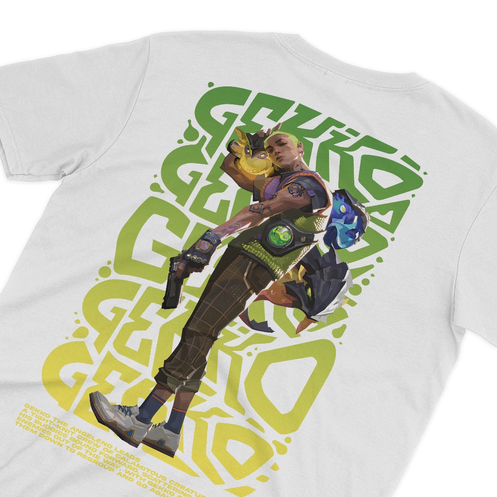 Kaos GEKKO Valorant Agent Premium T-Shirt