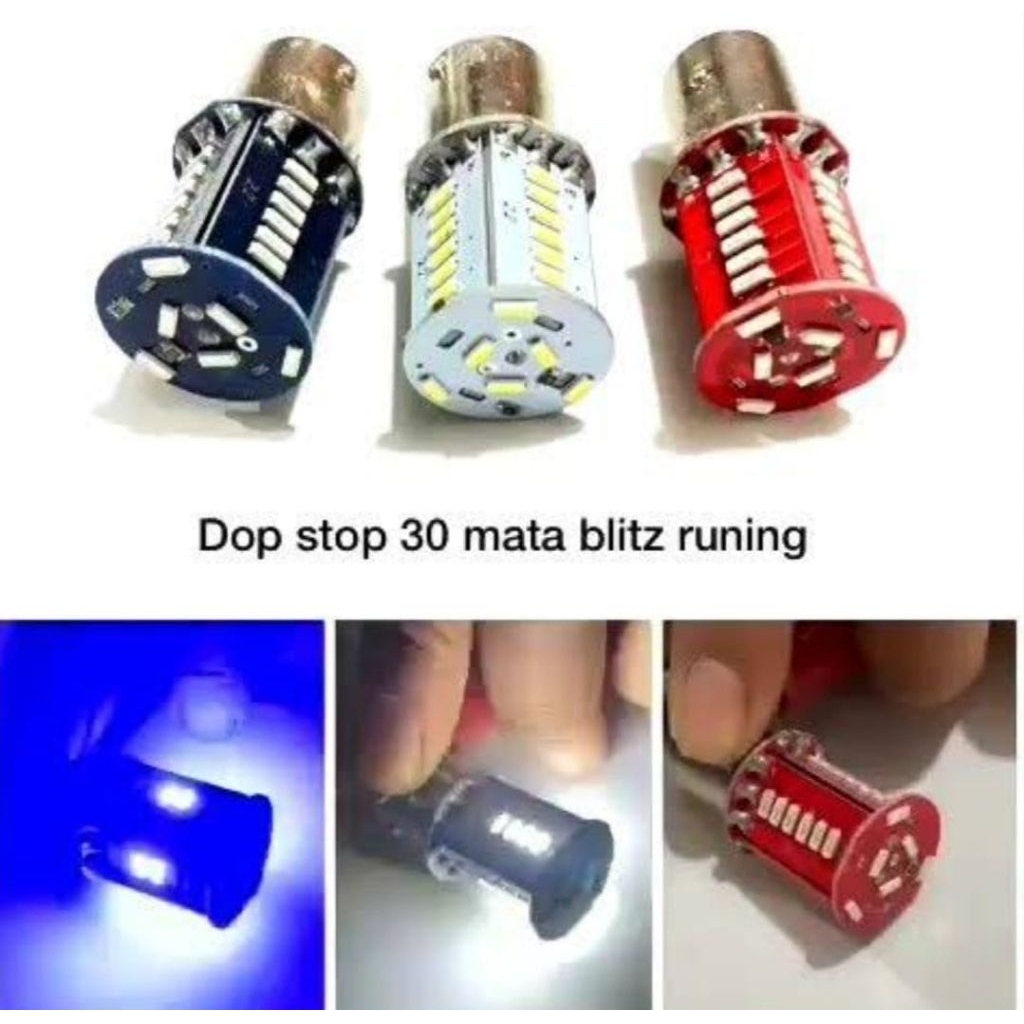 LAMPU STOP RUNNING LAMPU STOP 30 MATA LED RUNNING BOHLAM LED BELAKANG RUNNING MOTOR