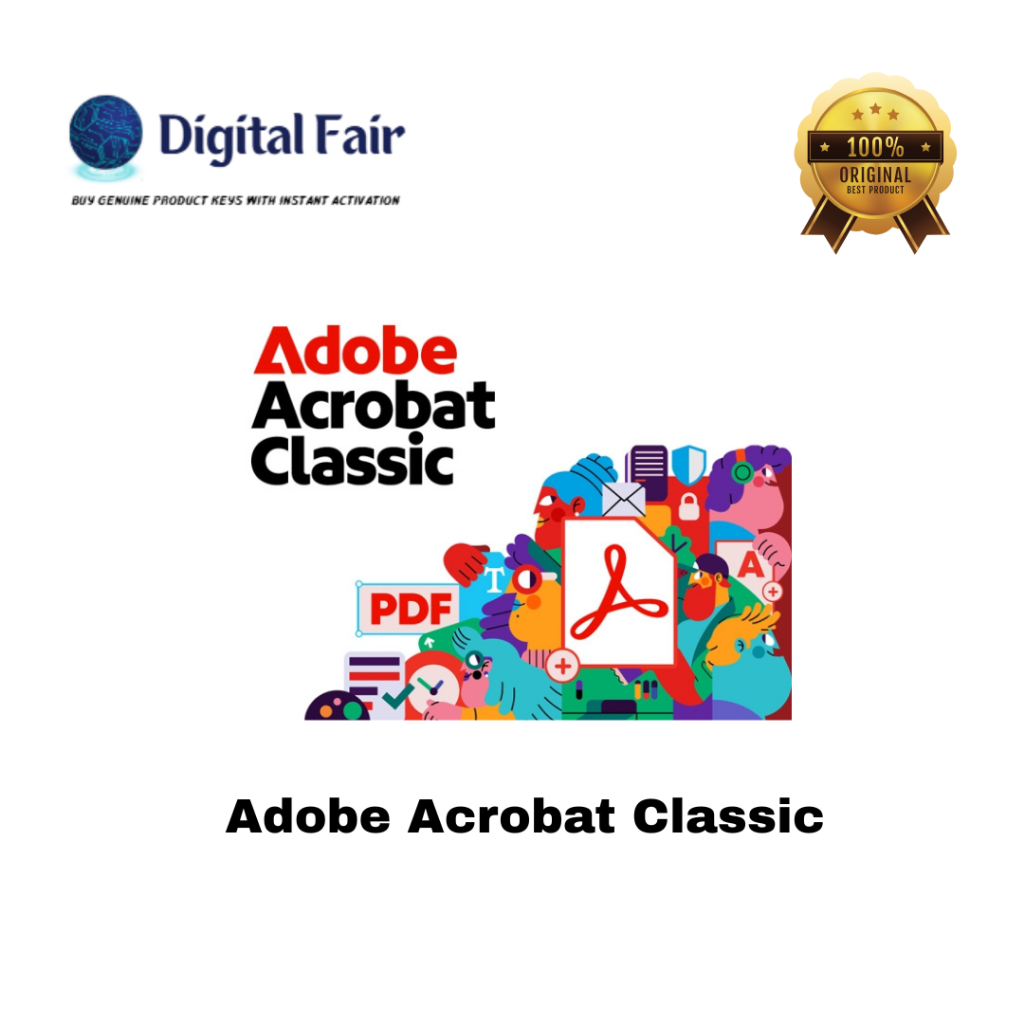 Adobe Acrobat Classic 100% Original (License Code)