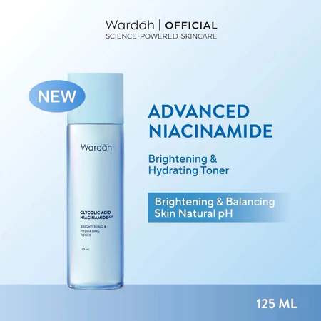 Wardah Lightening Face Toner 125ml Mencerahkan Kulit