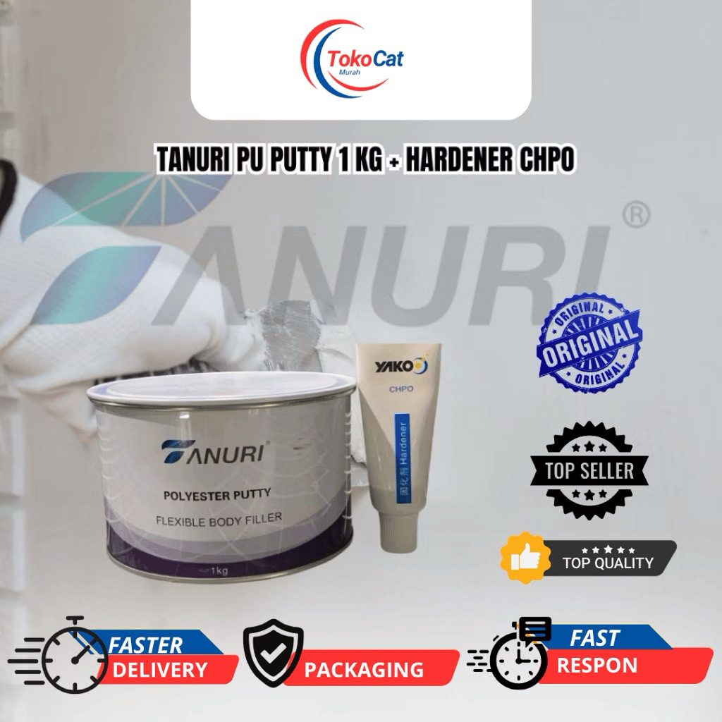 Dempul Tanuri 1kg Dempul Mobil/Motor