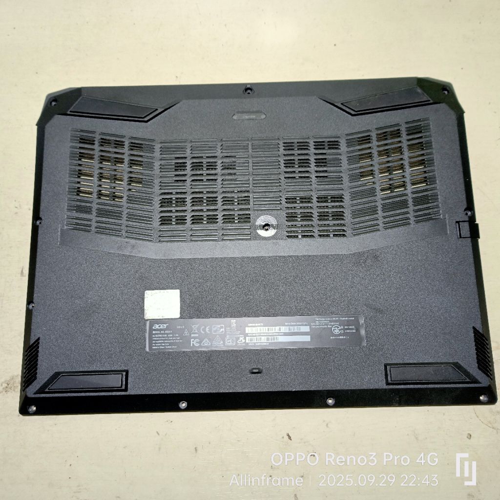 Bottom case Laptop Acer Nitro 5 AN515-46 AN515-58 N22C1
