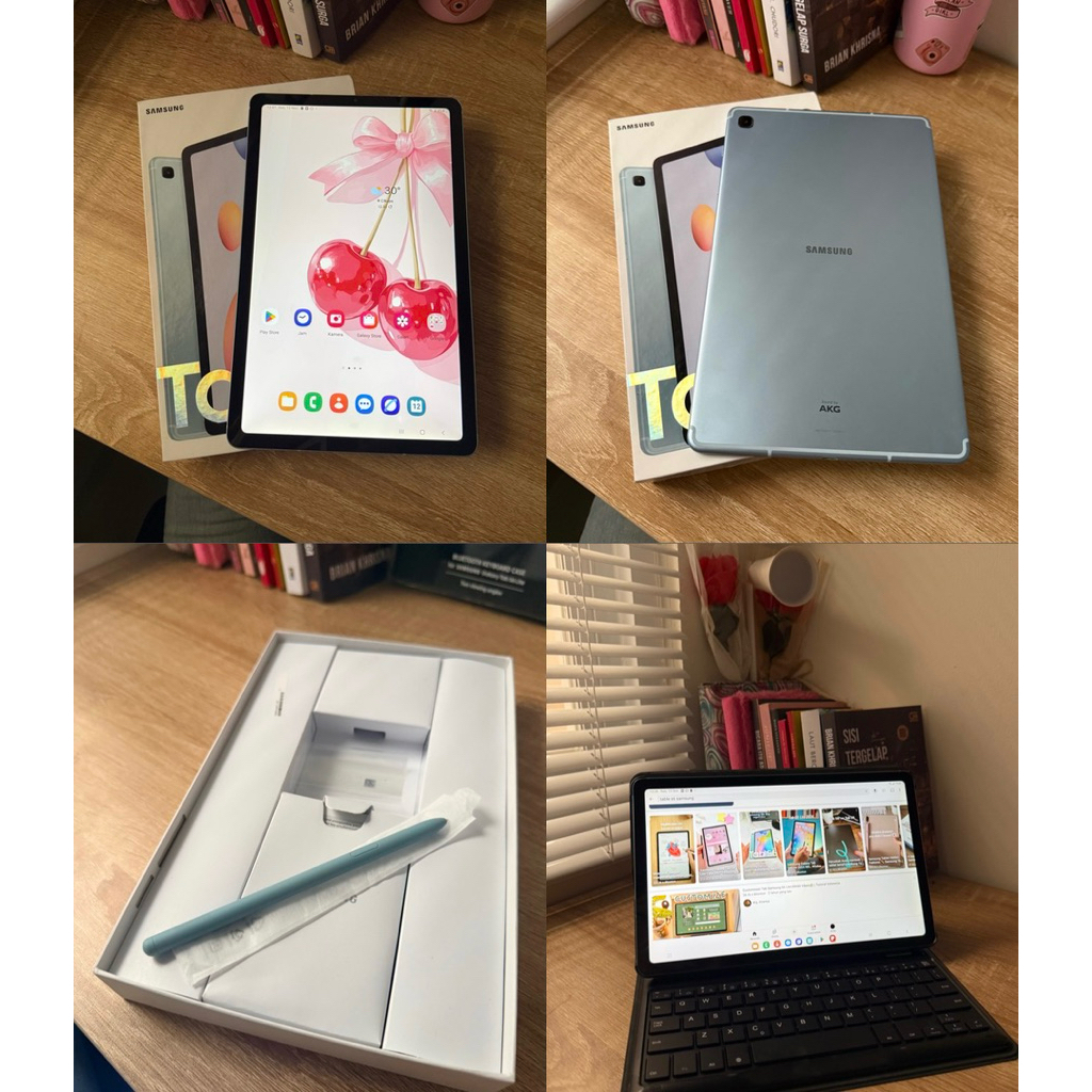 tab tablet samsung galaxy s6 lite second 126 gb bundle keyboard targus