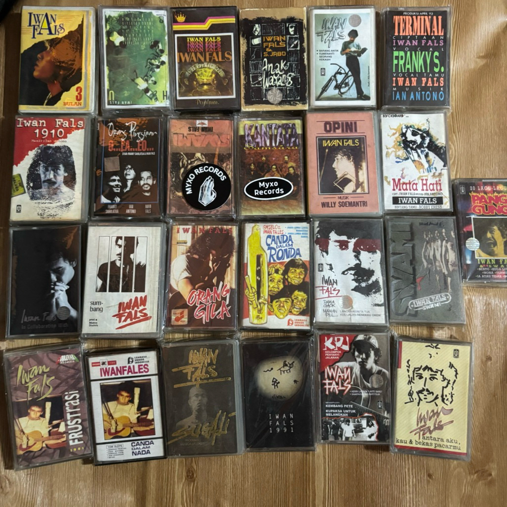 Original Paket Semua Kaset Pita Iwan Fals Perjalanan Tiga 3 Bulan Canda Dalam Ronda Anak Wayang dan 