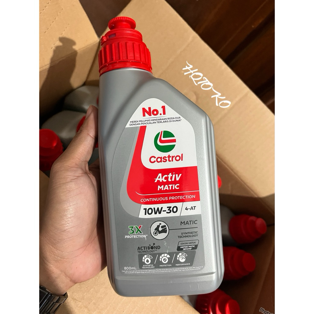 Castrol Activ Matic 10W-30 0,8L Oli Motor Matic Castrol Activ Matic 800ML Original Castrol