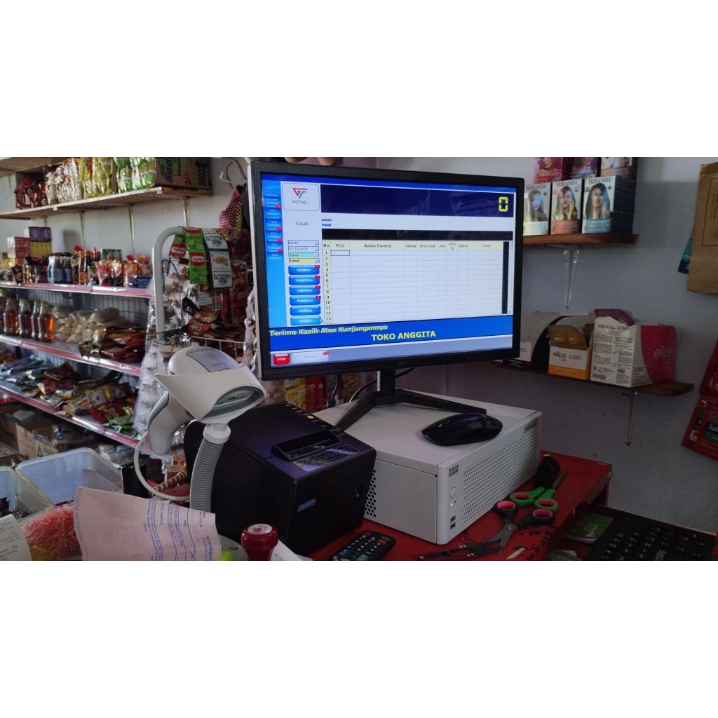 komputer kasir toko dan minimarket lengkap murah