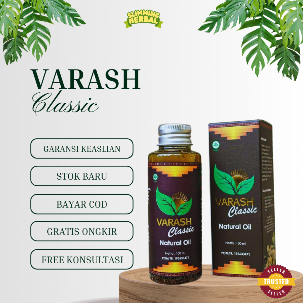 BEST SELLER Minyak Varash Classic - Varash Classic Bali - 100ml Original 100% Minyak Balur Varash Cl