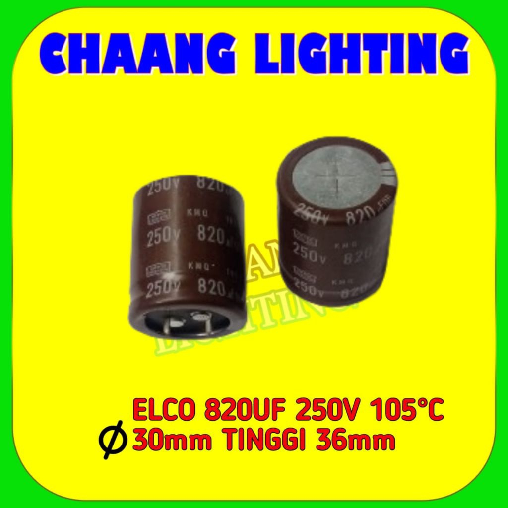 820UF 250V KAPASITOR ELKO 820UF 250V CAPASITOR ELCO 820UF 250V ELCO 820UF 250V 105°C