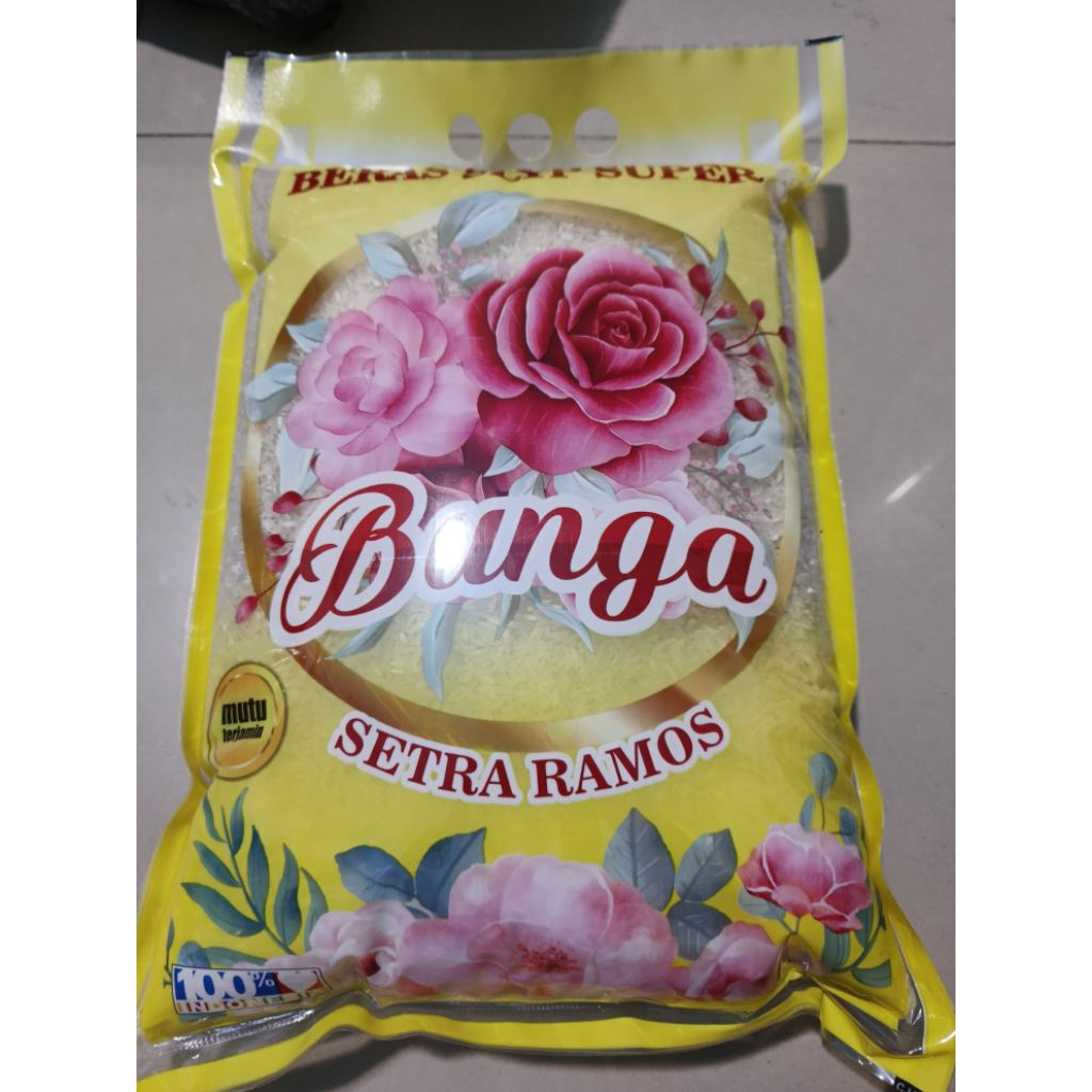 Beras setra ramos bunga 5 liter