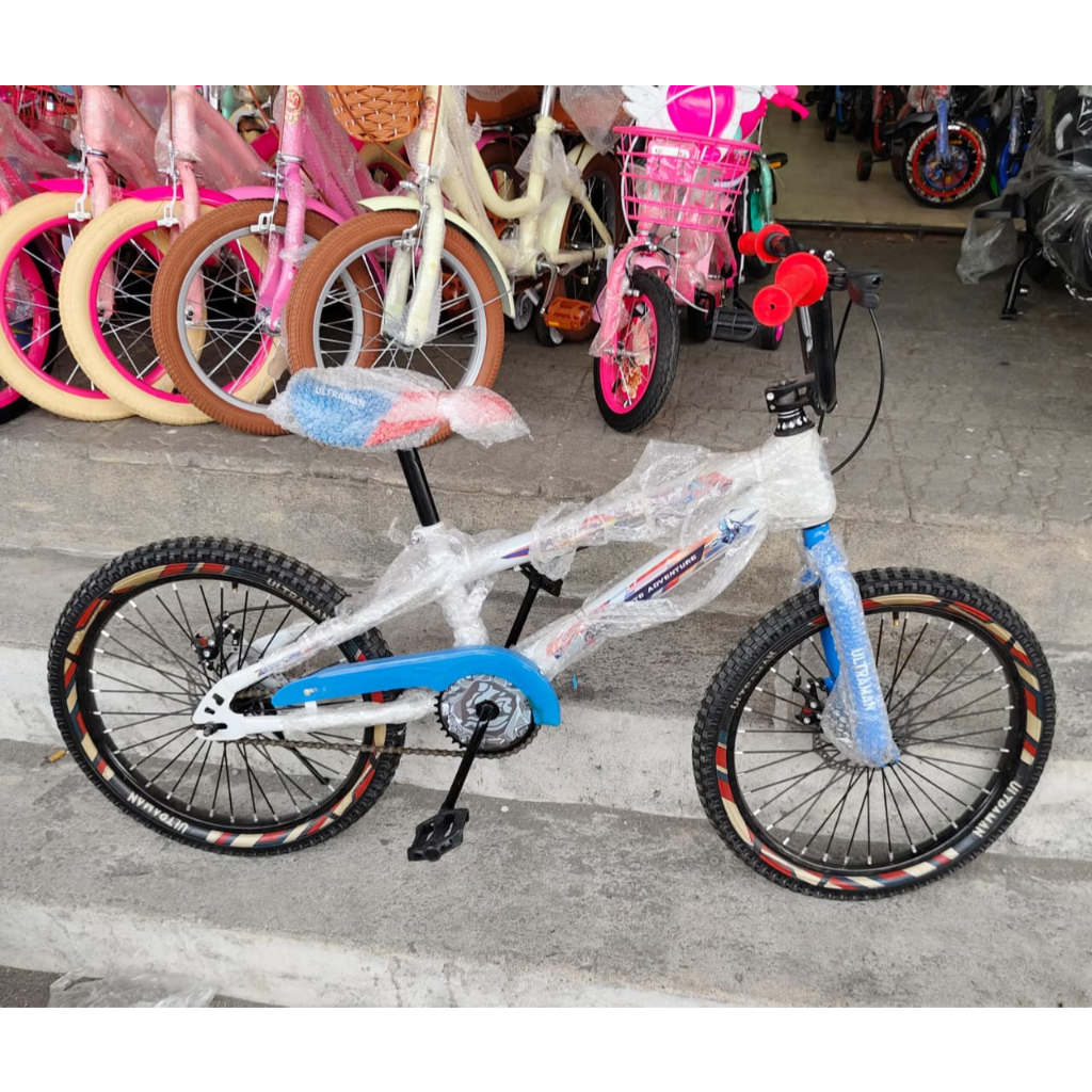 SEPEDA BMX 20 SAKONI BAN 1.0 ULTRAMAN REM CAKRAM