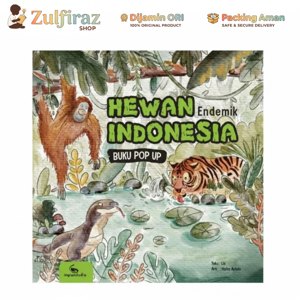 POP UP BOOK HEWAN ENDEMIK INDONESIA by Lis & Hafez Achda