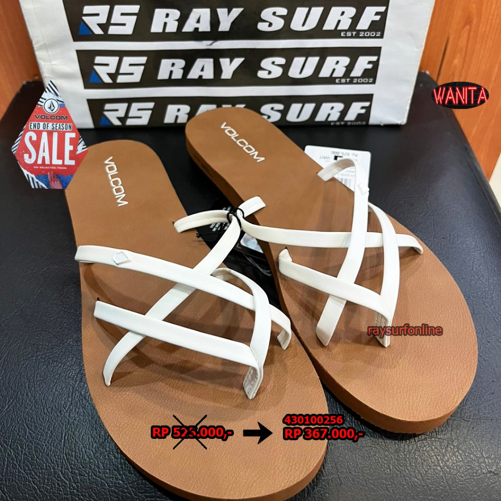 RAYSURF VOLCOM SALE SANDAL WANITA 430100256 ORIGINAL