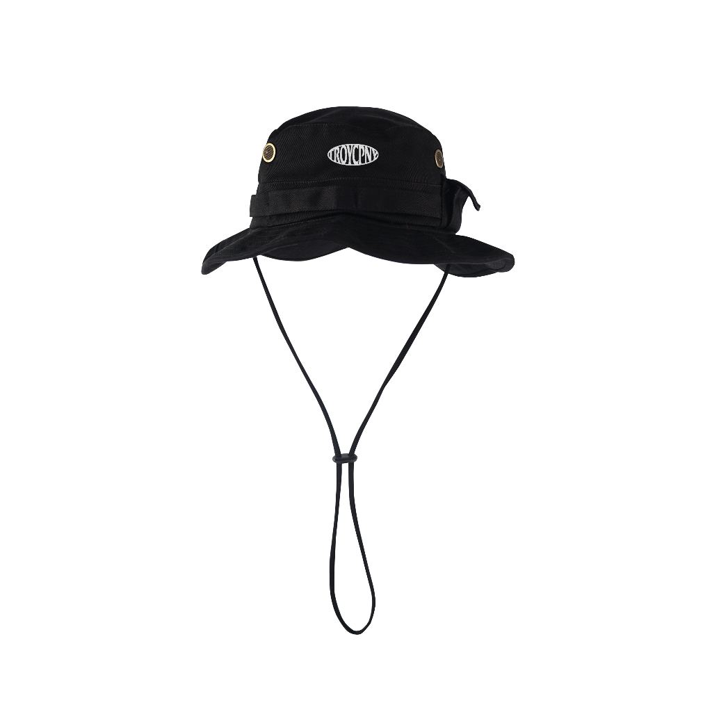 Troy Company Jungle Hat Boonie Hat Around - Topi Hitam Outdoor JHD 3419