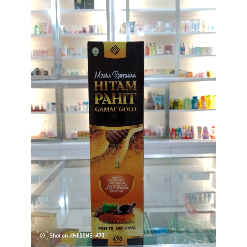 Madu Hitam Pahit Gamat Gold