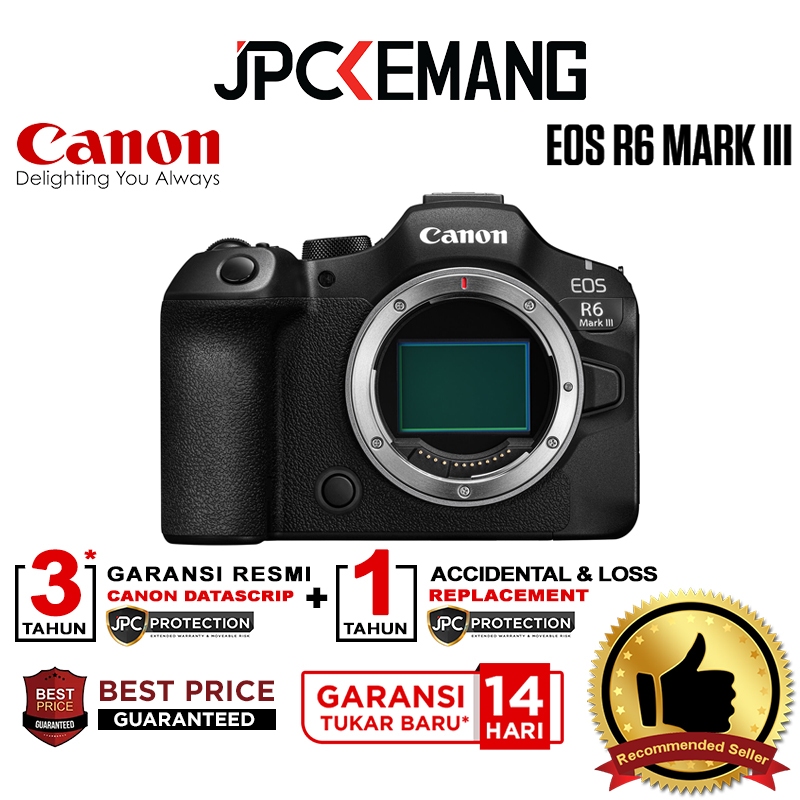 Canon EOS R6 Mark III Body Only Canon R6 Mark III Body Canon EOS R6III R 6 Mark 3 Body Only Garansi 