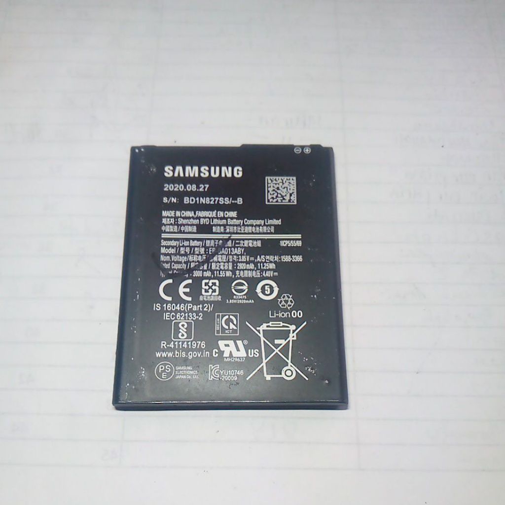batre Samsung a01core
