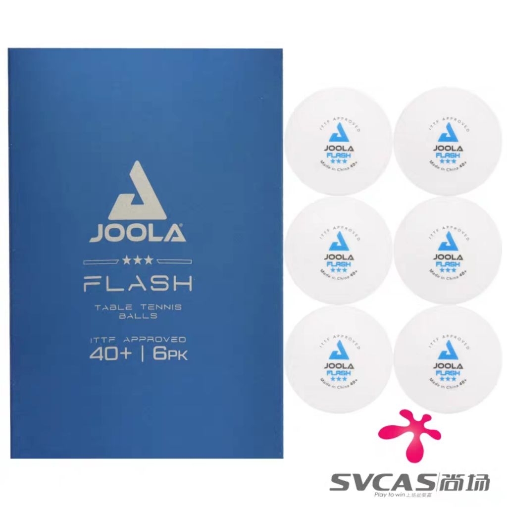 Bola Pingpong JOOLA Flash 3 Star 40+ Original – Bola Kompetisi Seamless Premium