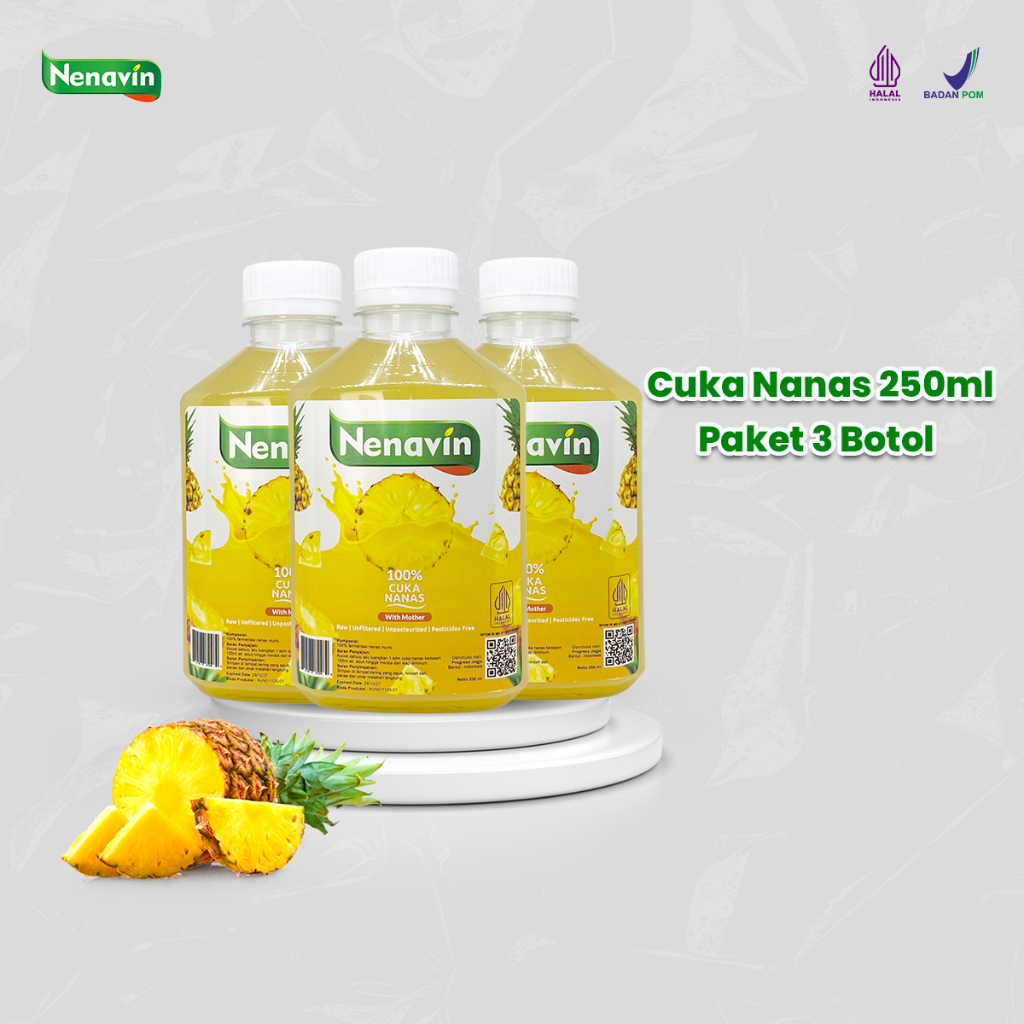 Cuka Nanas Nenavin 250 3 Botol