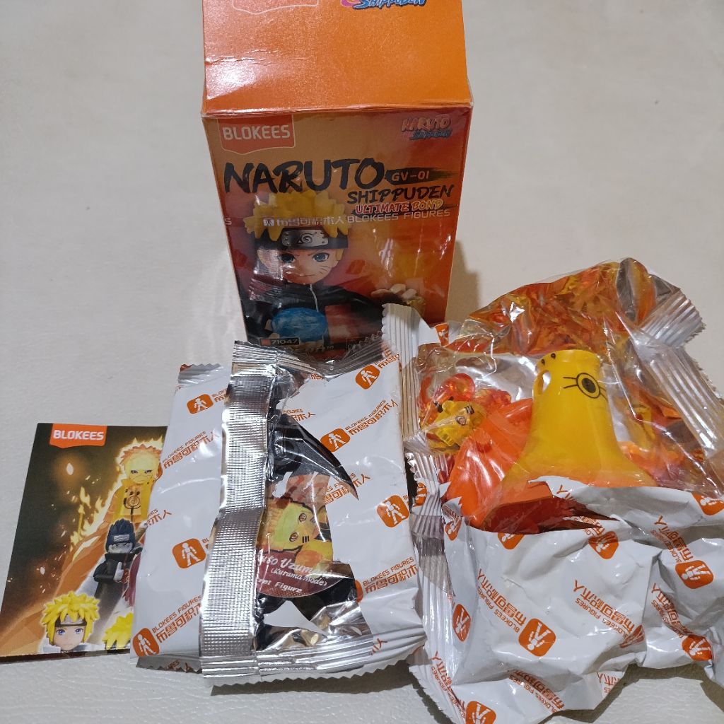 blokees naruto shippuden gv-01 ultimate bond SECRET FIGURE naruto uzumaki kurama mode