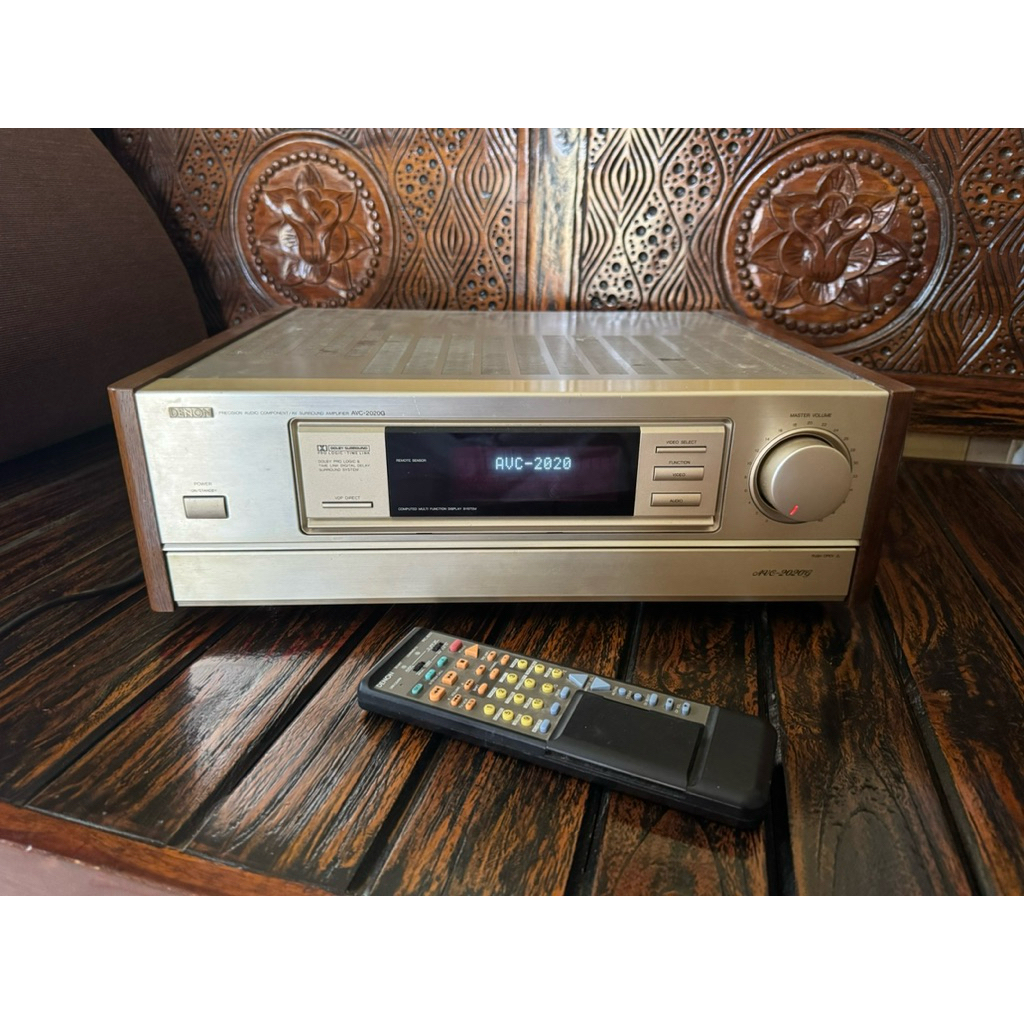 amplifier home theater denon AVC 2020g 6.1 dengan remot