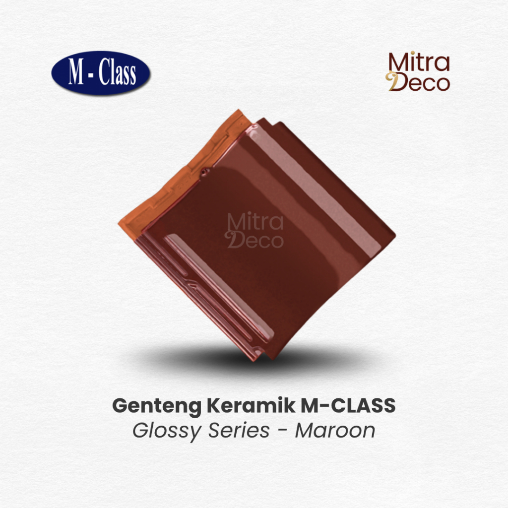 MCLASS Genteng Keramik Glossy Series Maroon KW 1