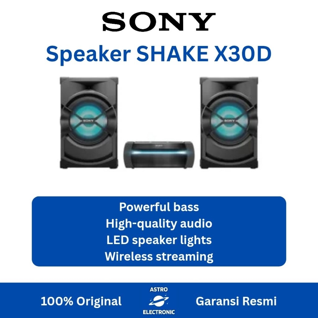 SONY SHAKE X30D / SHAKE-X30D HIFI KARAOKE SPEAKER